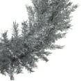 thumbnail image 3 of Northlight 36" Silver Tinsel Artificial Christmas Wreath, Unlit, 3 of 7