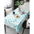thumbnail image 6 of Turquoise Polka Dot Table Cloth, Modern Art Abstract Watercolor Dot Waterproof Tablecloth for Rectangle Tables, Reusable Washable Fabric Table Cover for Restaurant Kitchen Dining Tables 60"x120", 6 of 6