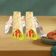 thumbnail image 4 of Taco, soporte para tacos, forma de taco, camión de tacos, soporte para tacos, para sándwiches, perros calientes, sala de envolturas de lechuga BLESIY titulares de tacos, 4 of 7