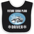 thumbnail image 3 of Inktastic Future Snow Plow Truck Driver Boys or Girls Baby Bib, 3 of 4