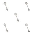 thumbnail image 1 of Ounissouiy Cuchara de postre Retro con cabeza de cristal, cuchara para té y café, cuchara para condimentos, cucharón con mango de diamante, Type2 NO2, 1 of 6