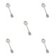 thumbnail image 1 of Ounissouiy Cuchara de postre Retro con cabeza de cristal, cuchara para té y café, cuchara para condimentos, cucharón con mango de diamante, Type2 NO2, 1 of 6