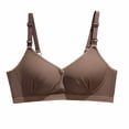 thumbnail image 3 of Sentmoon Womens Bras No Underwire Bras Wireless Lace Panel Bra Breathable Soft Stretch Seamless Comfort Lift Support Adjustable Straps Solid Color Lightweight Everyday Bra for Daily Wear and Lounge, 3 of 6