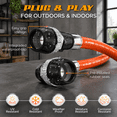 Internet Cable Tv 100FT Orange RG6 Triple Shielded Coaxial Cable Extender for TV Internet ...