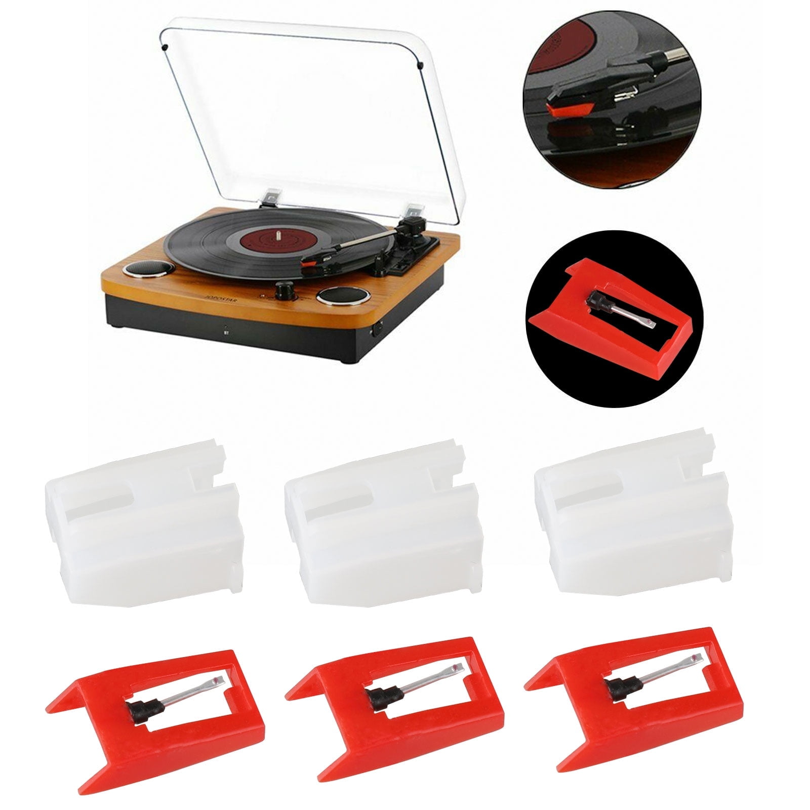 文房具 (未使用・未開封品) Durpower Phonograph Record Player