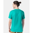 thumbnail image 3 of Hanes Mens Essential-T T-Shirt, 3XL, Athletic Teal, 3 of 5