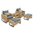 thumbnail image 6 of RST Brands Mili Wicker 5 Piece Conversation Set with Ottomans, 6 of 8