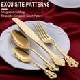 thumbnail image 4 of 4-Piece Stainless Steel Cutlery Set, Knife, Spoon & Fork Set, Mirror Polished Tableware, Kitchen Essentials for Dining & Home Use, Perfect for Family & Party Meals, 4 of 9