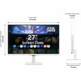 thumbnail image 4 of Samsung 27-Inch M5 (M50F) FHD Smart Monitor with Streaming TV, Speakers, White, LS27FM503ENXZA, 4 of 7