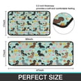 thumbnail image 7 of Dachshund Dog and Pizza Kitchen Rugs Sets Of 2,Anti Fatigue Kitchen Mat Rugs Non Slip Washable,Decorative Kitchen Floor Mats for Kitchen,Sink,Laundry,17"X30"+17"X47", 7 of 7