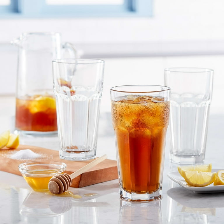 Libbey Gibraltar Iced Tea Glasses, 22-ounce, Set of 12