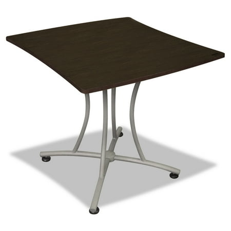 Linea Italia Trento Line Palermo Table, 33w x 31-1/2d x 29-1/2h, Mocha/Gray