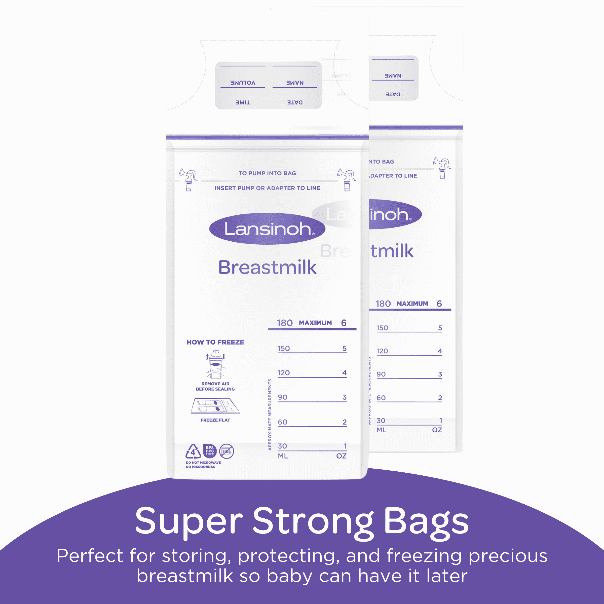 Lansinoh® Breastmilk Storage Bags 100 ct