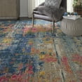 thumbnail image 6 of Nourison Celestial Abstract Blue/Yellow 6'7" x 9'7" Area Rug, (7x10), 6 of 8