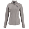 thumbnail image 2 of Women's Cutter & Buck Heather Gray Los Angeles Rams  Peshastin Eco Fleece Recycled Tri-Blend Raglan Half-Zip Jacket, 2 of 3