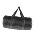 thumbnail image 2 of Bolso de lona de viaje plegable bolso liviano bolso cilíndrico portátil bolso de equipaje portátil para senderismo de piscina deportiva al Negro, 2 of 8