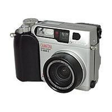 Olympus CAMEDIA C-2020ZOOM - Digital camera - compact - 2.1 MP - 3x optical zoom - black, metallic silver