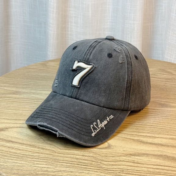 Men's Baseball Cap - Washed, Polyester, Perfect for Outdoor Sports & Fashion