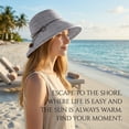 thumbnail image 5 of Tirrinia Wide Brim Sun Hat UPF 50 Foldable Bucket Summer Hat for Women Girls, 5 of 7