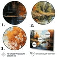 thumbnail image 3 of Designart "Rhapsody Along Canadian Rivers II" Transportation Metal Wall Decor Set, 3 of 5