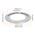 thumbnail image 2 of Uxcell Lazy Susan Hardware, 1Pack 14 Inch Iron Round Ball Bearing Rotating Swivel Plate for DVD Tower, Bookshelf(Silver), 2 of 5