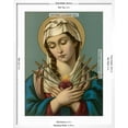 thumbnail image 5 of Art.com Our Lady of the Seven Sorrows Giclee Print, White Frame Wall Art, 23" x 29", 5 of 5