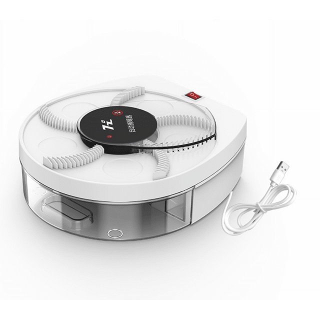 Cazamoscas eléctrico automático atrapamoscas trampa para moscas - captura de 360° matamoscas colgante desmontable enchufe USB negro