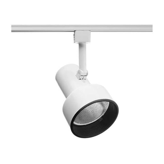 Juno Lighting Track Lighting Head,Step,Wht/Blk,4 3/8in R512 BLB WH