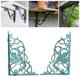 thumbnail image 2 of 2 soportes para estantes de retro, triangulares decorativos, resistentes y rústicos, soportes de esquina para librería, cocina, jardín,, 2 of 7