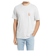 Tommy Bahama Men's Thirst Round Tee, Short Sleeves, Oatmeal Heather, Size L/G