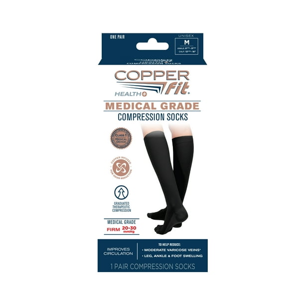 Copper Fit Medical Grade Compression Sock Medium