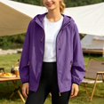 thumbnail image 5 of Hooded Sun Jacket Men Women Summer Fall Lightweight Long Sleeve Loose Casual Zip Up Sun Hoodie with Pockets Fishing Outerwear, 5 of 6