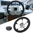 thumbnail image 1 of Volant de Bateau à 5 Rayons, Acier Inoxydable 11 Pouces pour Yacht, 1 of 7