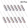 thumbnail image 3 of Paquete de 60 resistores de película de óxido metálico de 5W 680, 750, 820, 1K, 2K, 2.7K, 3K, 3.3K Ohm ±5%, 3 of 5