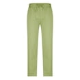 thumbnail image 4 of Pantalones largos para hombre, informales, de color, con cordón ajustable en la pierna, transpirables, ajustados., 4 of 6