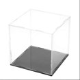 thumbnail image 1 of facefd Display Case Countertop Dustproof Protection Square Organizer Stand Plastic Simple Home Decor Self-assembly for Toy Collectibles 10*10*14 10*10*14 1Set, 1 of 6