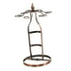 thumbnail image 1 of Estante para vinos 2 en 1, estante para copas, almacenamiento y exhibición, 6 copas y 1 botella, único Bronce, 1 of 9