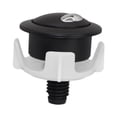 thumbnail image 4 of Botón de descarga del inodoro Botón del tanque del inodoro Fácil de instalar Piezas del tanque del inodoro multiusos Válvula del tanque para el hogar Negro Plata, 4 of 8