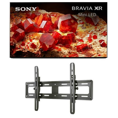 Sony XR85X93L 85" 4K Mini LED Smart Google TV with PS5 Features with a Sanus VMPL50A-B1 Tilting Wall Mount for 32"-85" Flat Screen TVs (2023)