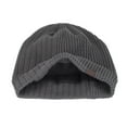 thumbnail image 4 of Fnooota Mens Knit Beanies, Windproof Stretch Fashion Warm Winter Hats for Men Dark Gray Size Free Size, 4 of 4