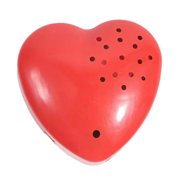 CIYISON Heart shaped Voice Recorder Voice Gift 10 Seconds Record and Play Simple Record