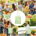 thumbnail image 4 of Sunshine Watermelon Canvas Tote Bag Summer Tropical Fruit Pattern Print Aesthetic Watermelon Lovers Cute Beach Summer Party Fresh Geometric Refresh Reusable Eco-Friendly Lightweight Shopping Tote, 4 of 6