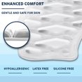 thumbnail image 2 of Morvat Washable Adhesive Gel Toilet Seat Cover, Universal, Clear, 2 of 7