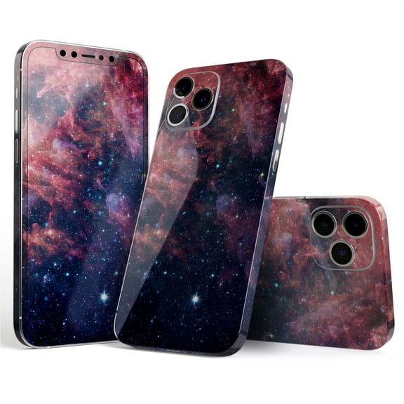 DesignSkinz Colorful Deep Space Nebula Full-Body Skin Decal Wrap Cover for iPhone 16