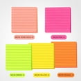 thumbnail image 2 of Skycase Sticky Notes Line, 10Pads Colored Sticky Notes, Padded Sticky Notes, Self-Adhesive Notes Line Colorful Post Memos for Office and Home, 2 of 10