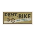 thumbnail image 3 of Stupell  Rent A Bike' Khaki Retro Store Sign Stretched Canvas Wall Art, 3 of 4
