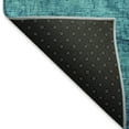 thumbnail image 5 of Addison Rugs Mayfield Premium Machine Washable Transitional Stripes Teal Rectangle Rug, 8' X 10' Machine Washable Transitional Stripes Teal Oversized Sherpa Throw Blanket, 5 of 7