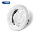 thumbnail image 1 of Couverture de Ventilation d'Air Réglable Conduit Rond Plafond Trou Mural Grille d'Aération, 1 of 9