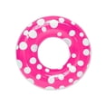 thumbnail image 2 of Swim Central 36" Inflatable Pink and White Polka Dot Swimming Pool Inner Tube, 2 of 2