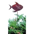 thumbnail image 2 of Village Wrought Iron Tropical Fish - Rusted Garden Stake, 2 of 4